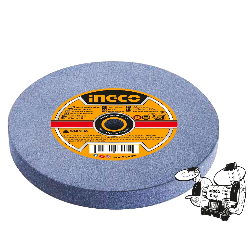 8inches Abrasive Bench Grinding Wheel For item BG83502-5P AGW200 ING-CO