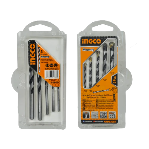 Ingco 5 Pcs Masonry Drill Bits UAKDB3055 ING-AC - Image 2
