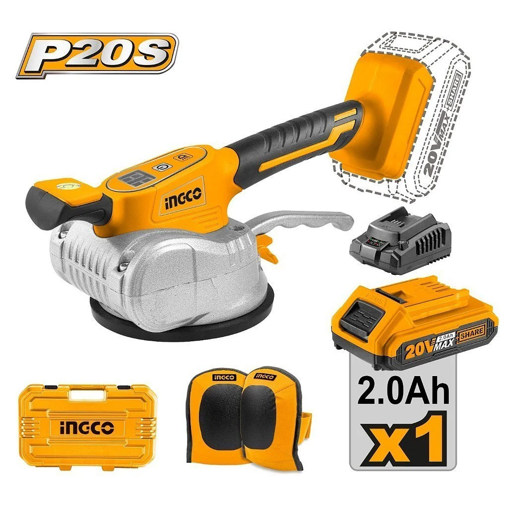 P20S/20V Lithium-Ion Cordless Tile Vibration Machine ING-CT - Image 3