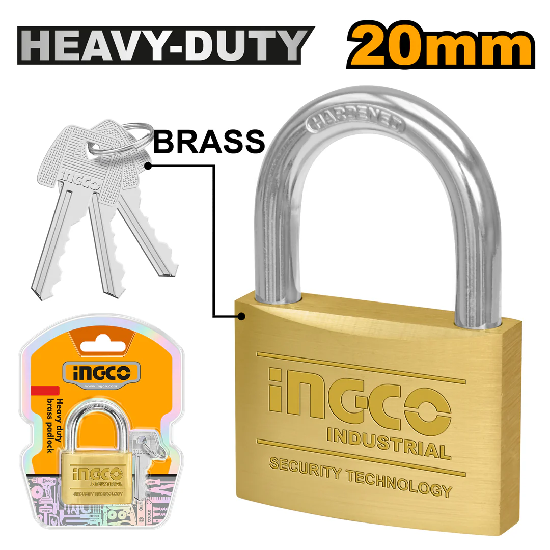 Heavy Duty Brass Padlock DBPL0202 ING-AC