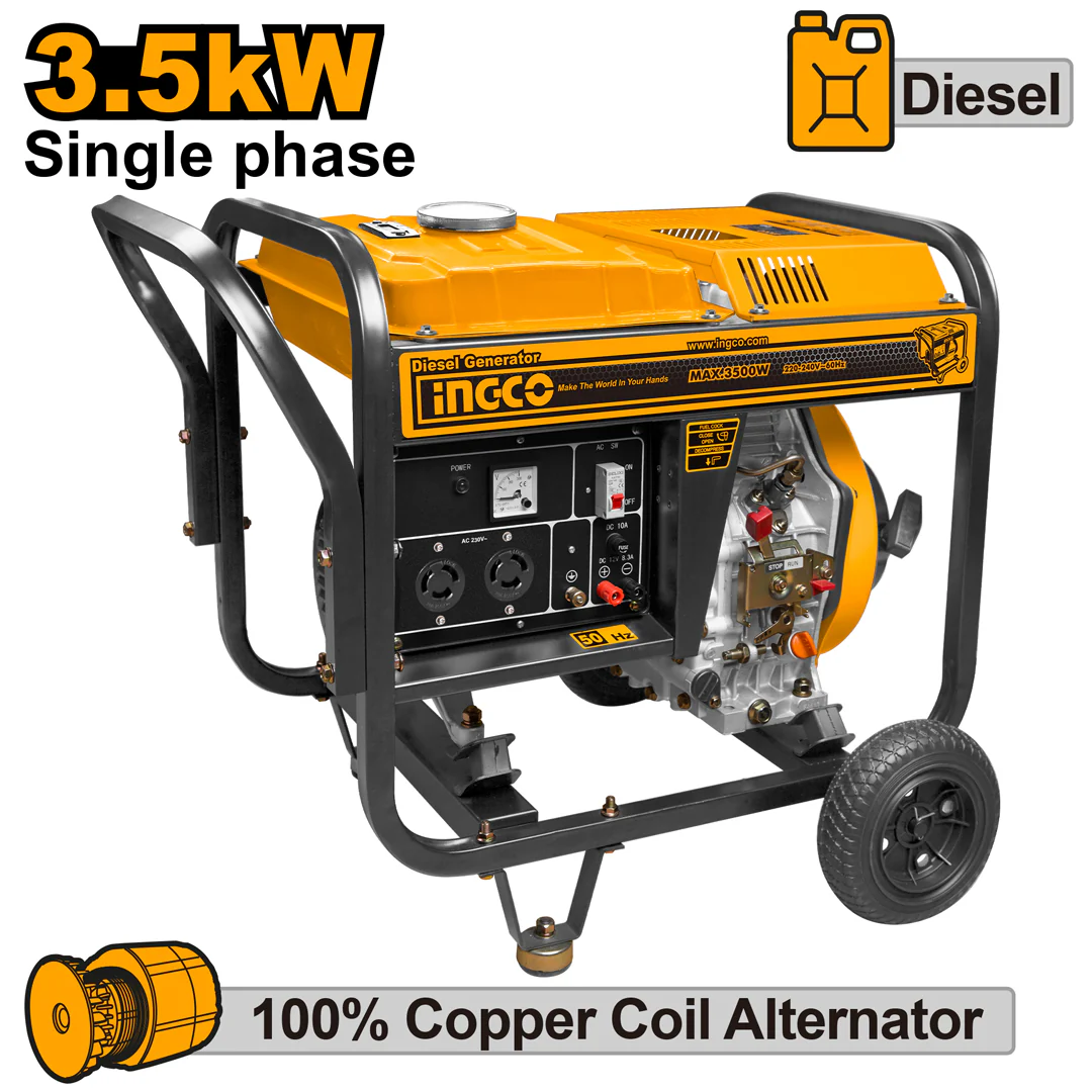 Diesel Generator 3.5Kva GDE35001-5P ING-EN
