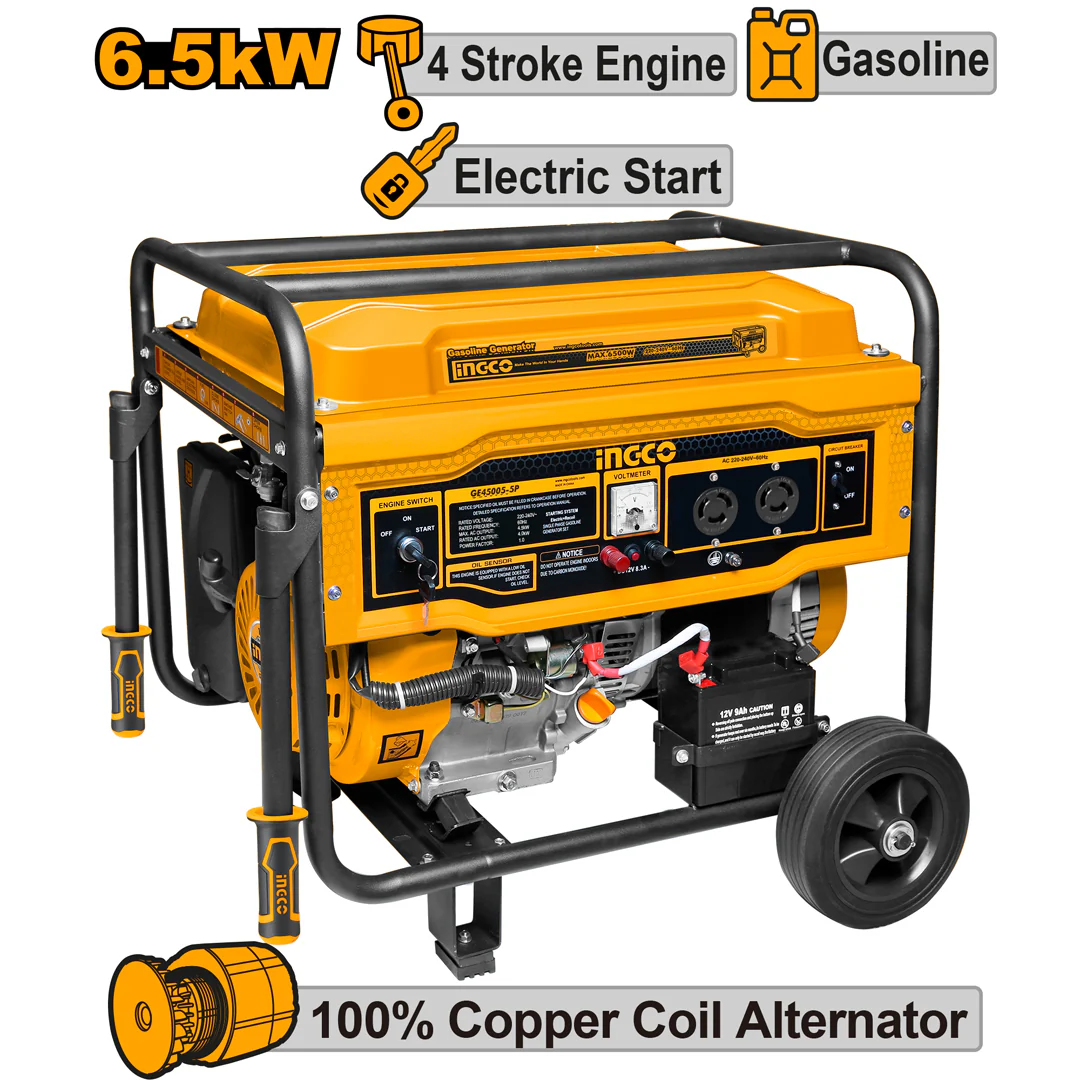 Gasoline Generator 6500W GE65003-5P ING-EN
