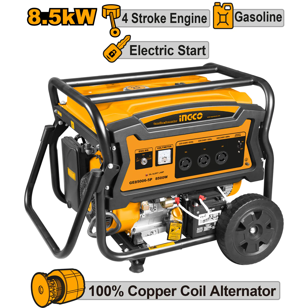 Gasoline Generator 8.5Kva GE85006-5P ING-EN