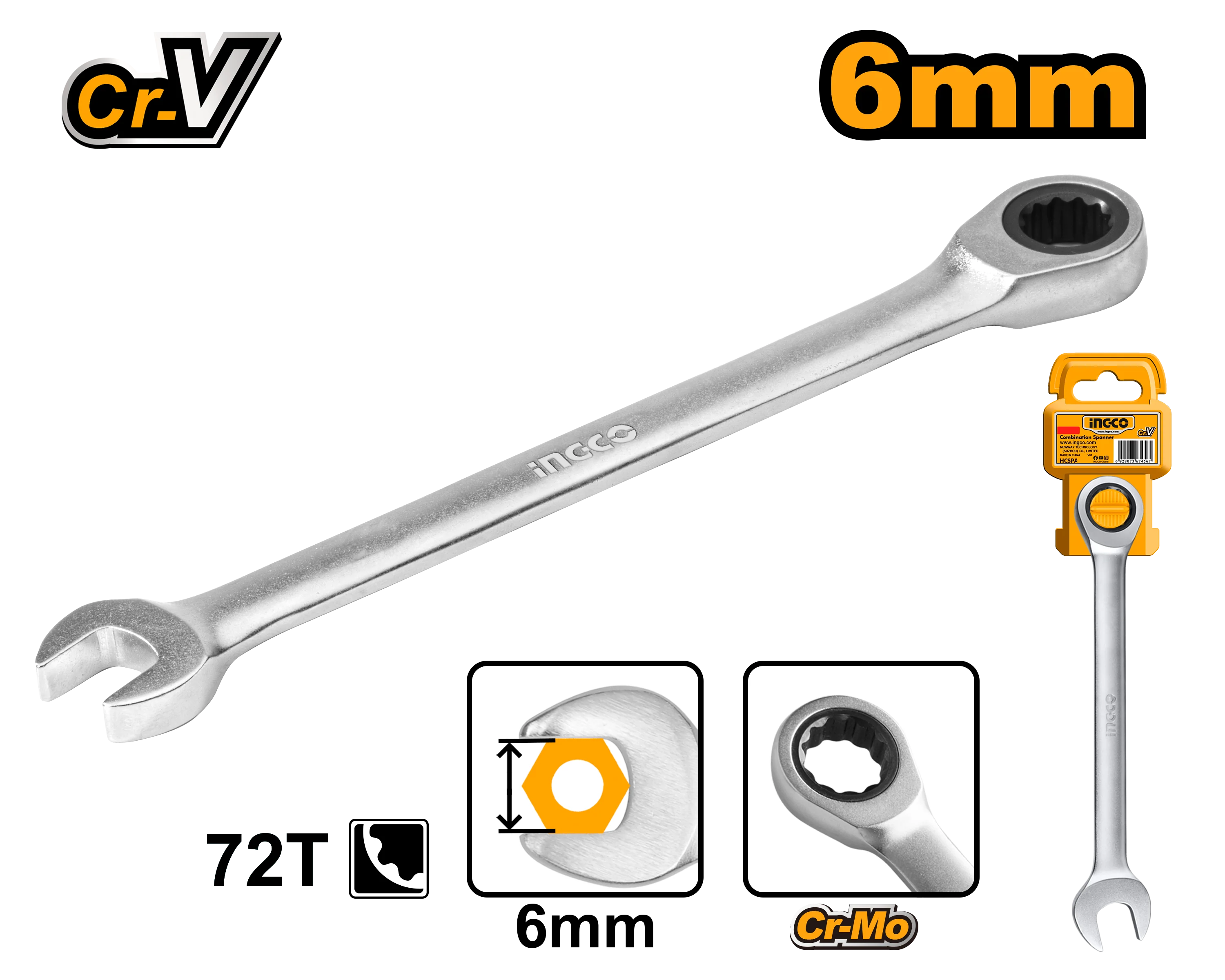 Ratchet Spanner Wrench ING-HT - Image 2