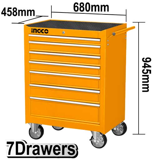 Roller Tool Cabinet with 7 Pcs Drawers HDTC02071P ING-TS