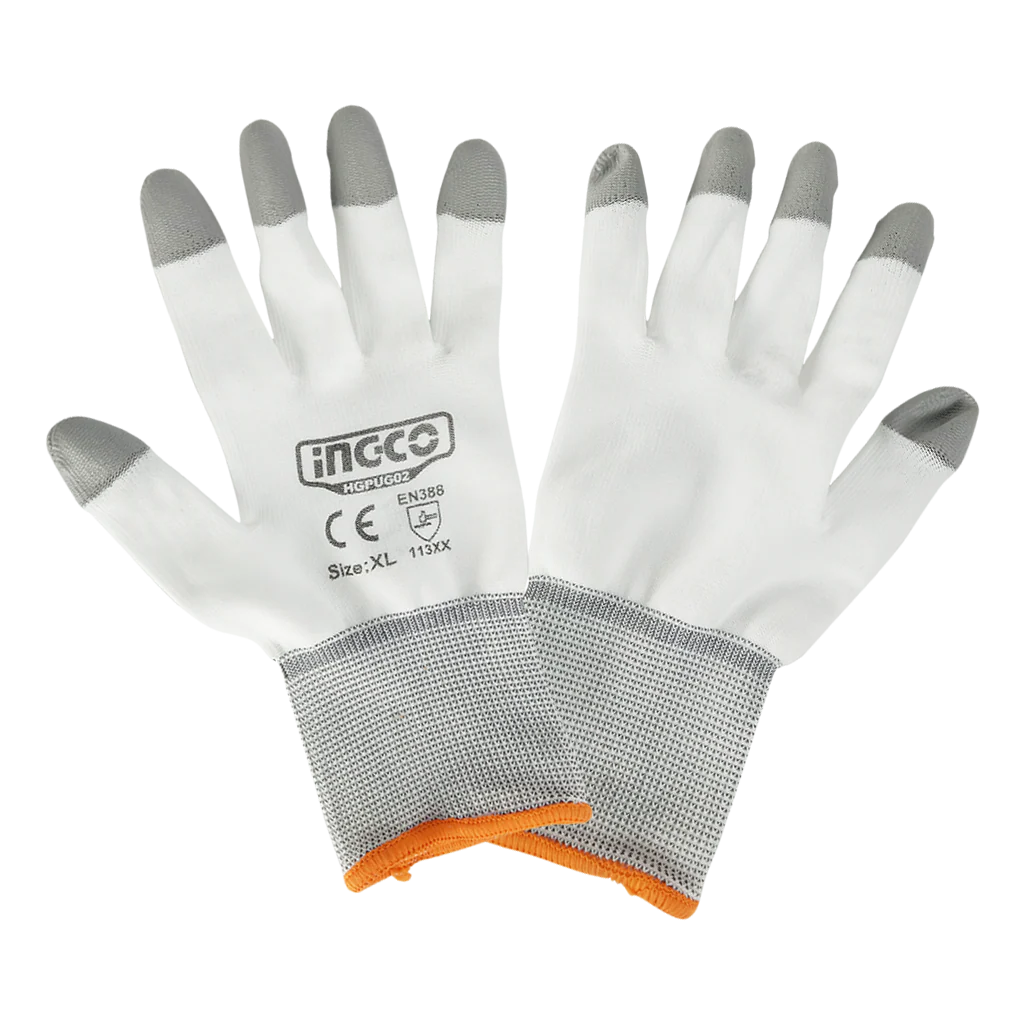 PU Gloves XL Class A Cotton for Hand Protection HGPUG02 ING-SE - Image 2