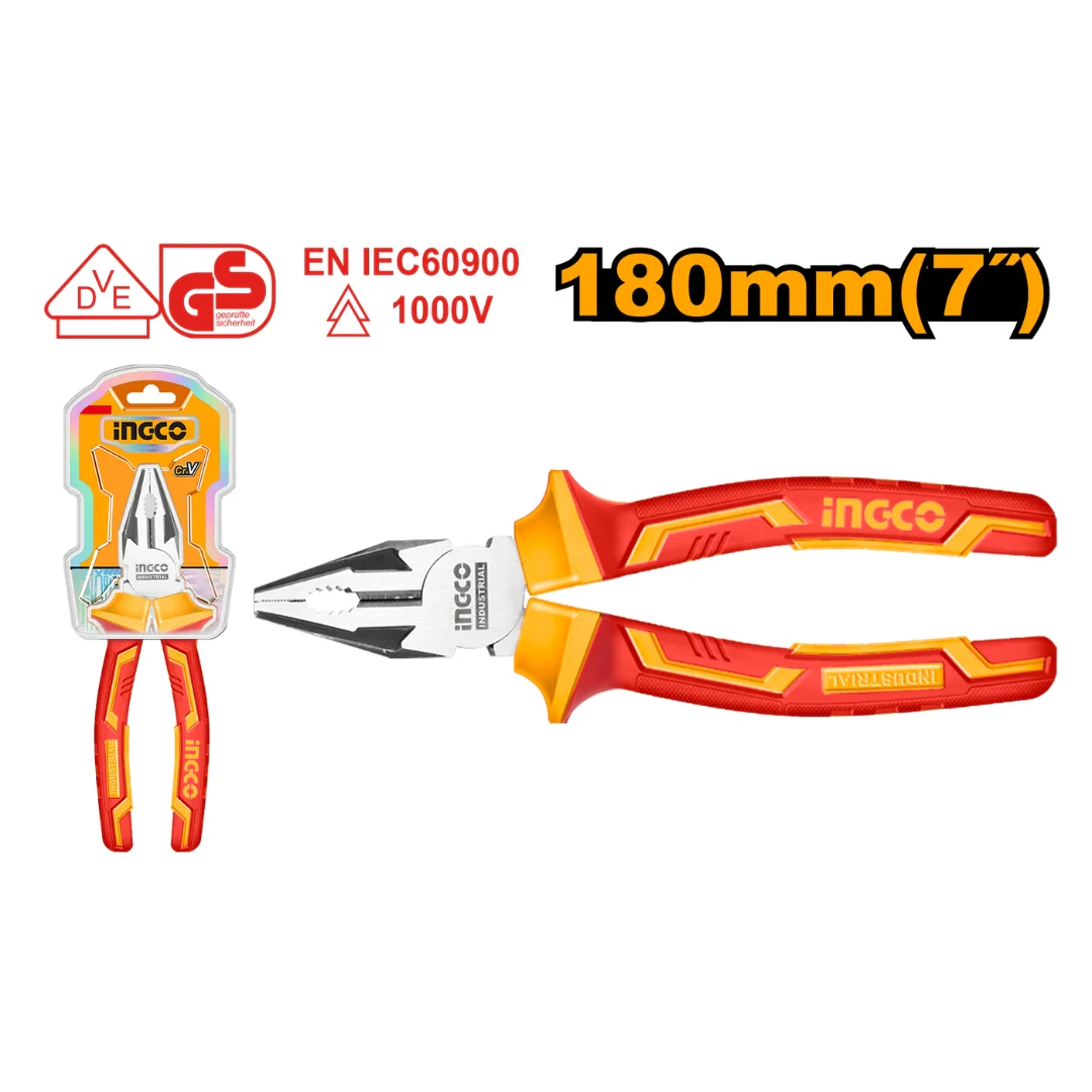 7 Inch Insulated Combination Pliers HICP28188 ING-HT
