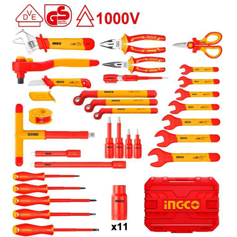 41 Pcs Insulated Hand Tools Set HKITH4101 ING-HT