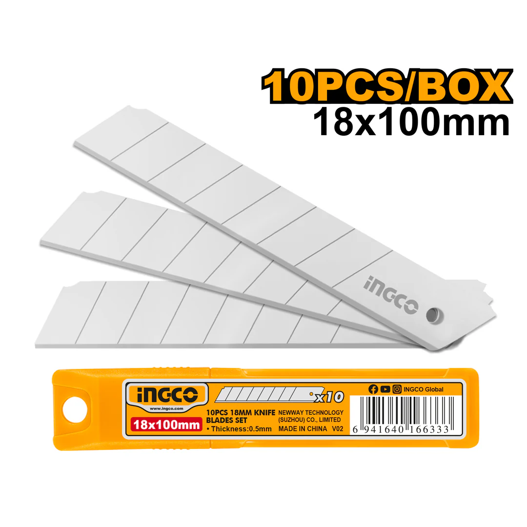 Super Select 10pcs 18mm Knife Blade HKNSB112 ING-AC