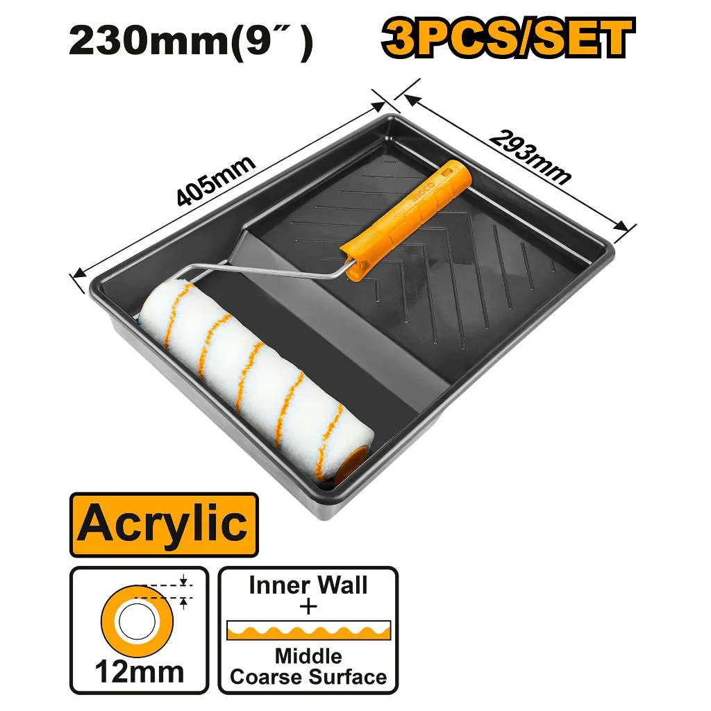 3-IN-1 Cylinder Paint Brush Set (Inner Wall) HKTCB032301 / HKTCB09122 ING-CT