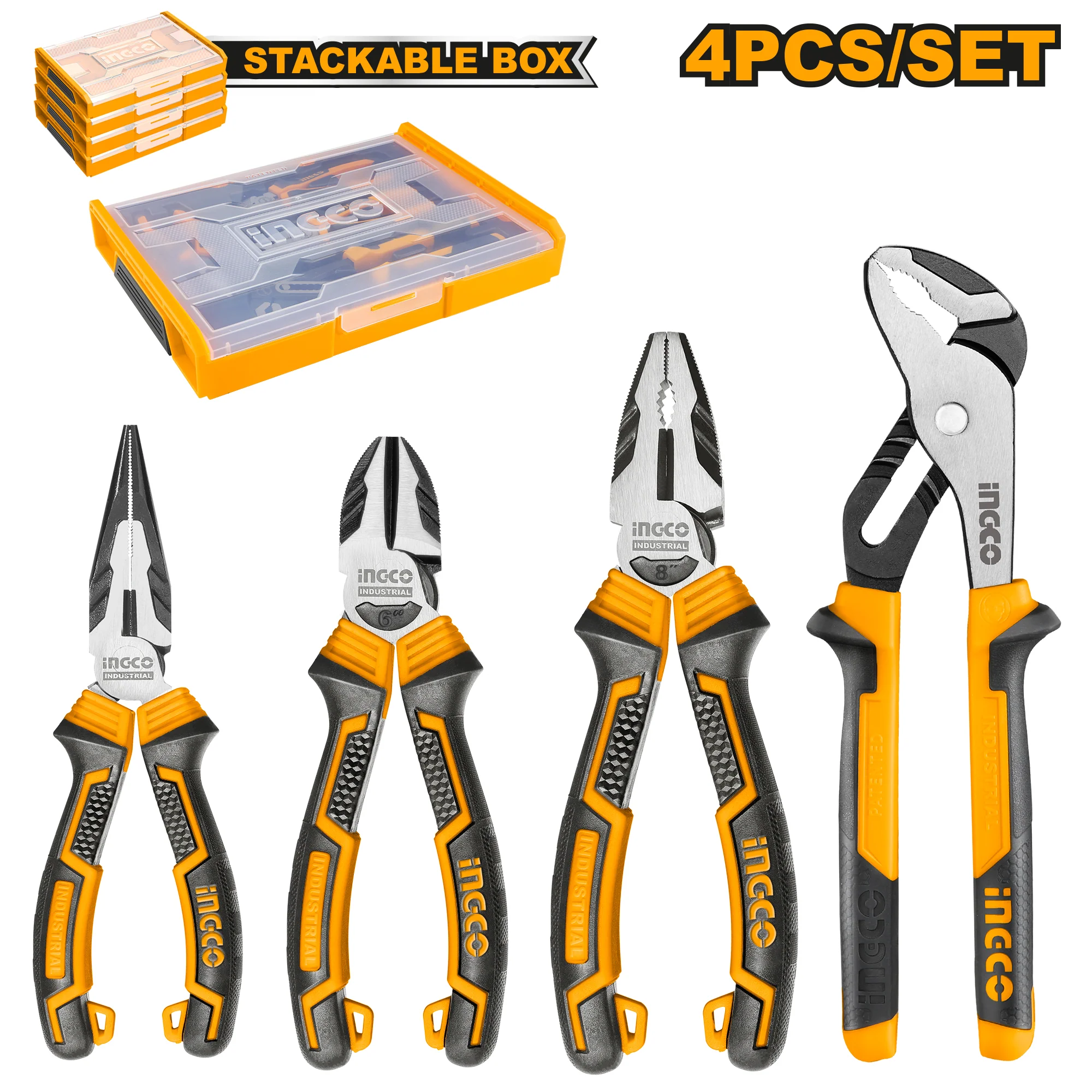 4 Pcs Pliers Set HKTV01P042 ING-HT