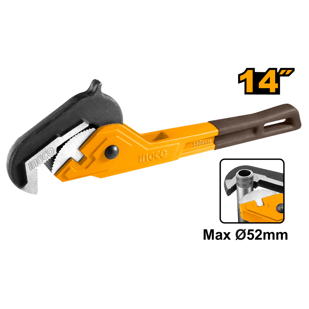 Ratcheting Piping Pipe Wrench 14 Inches HPW1414 ING-HT
