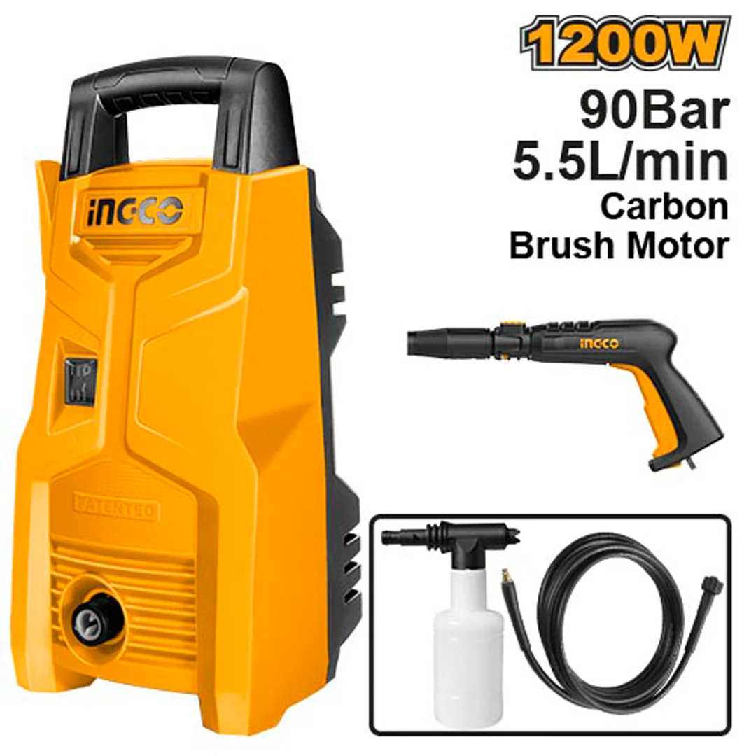High Pressure Washer 1200W HPWR12008P ING-PT