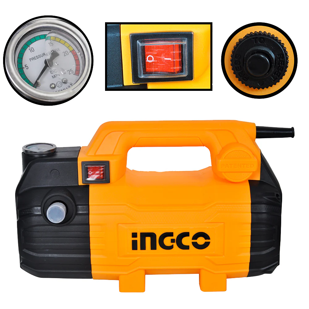 High Pressure Washer 1500W 100Bar HPWR15028P ING-PT