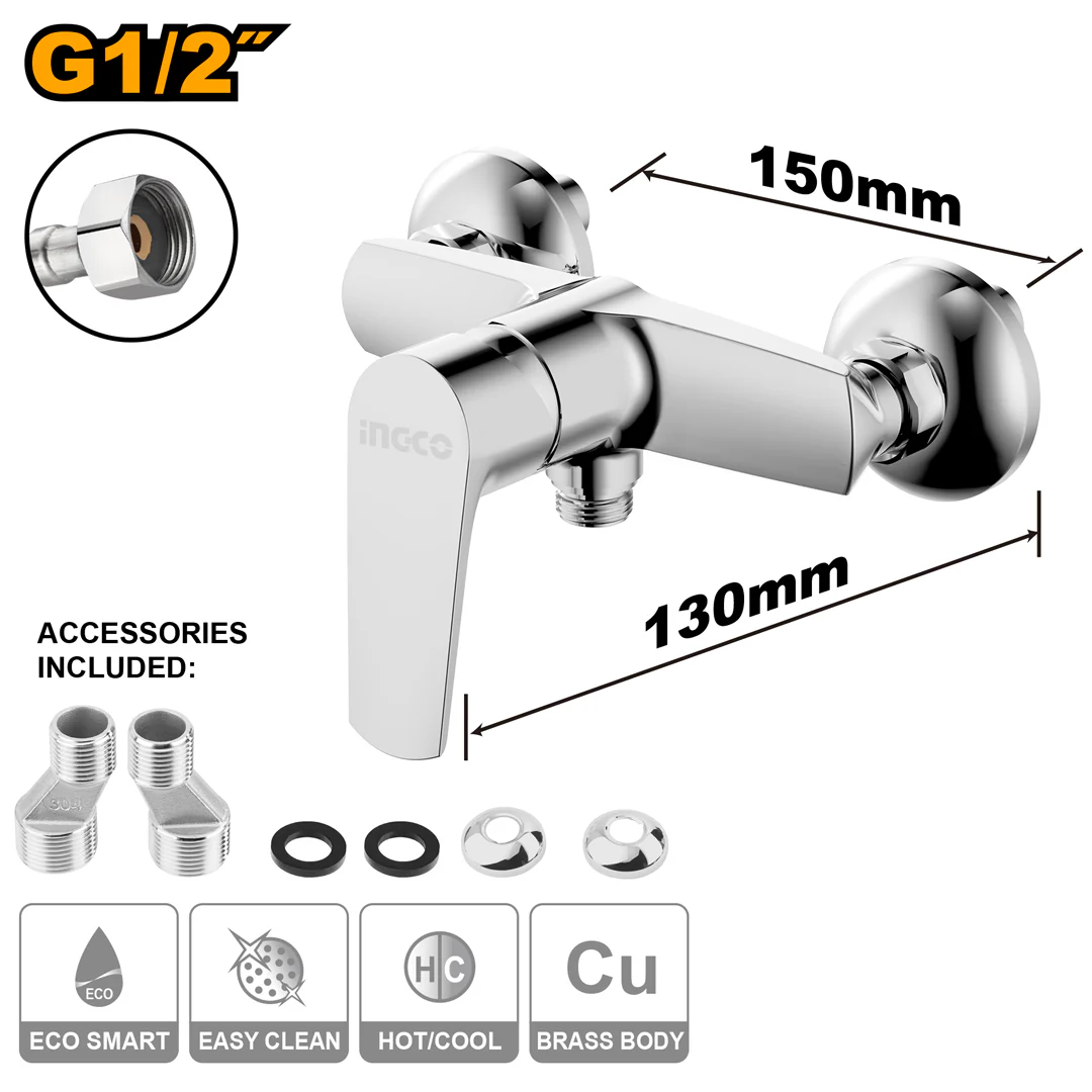 Single Lever Shower Faucet Mixer HSLBM41201 ING-AC - Image 2