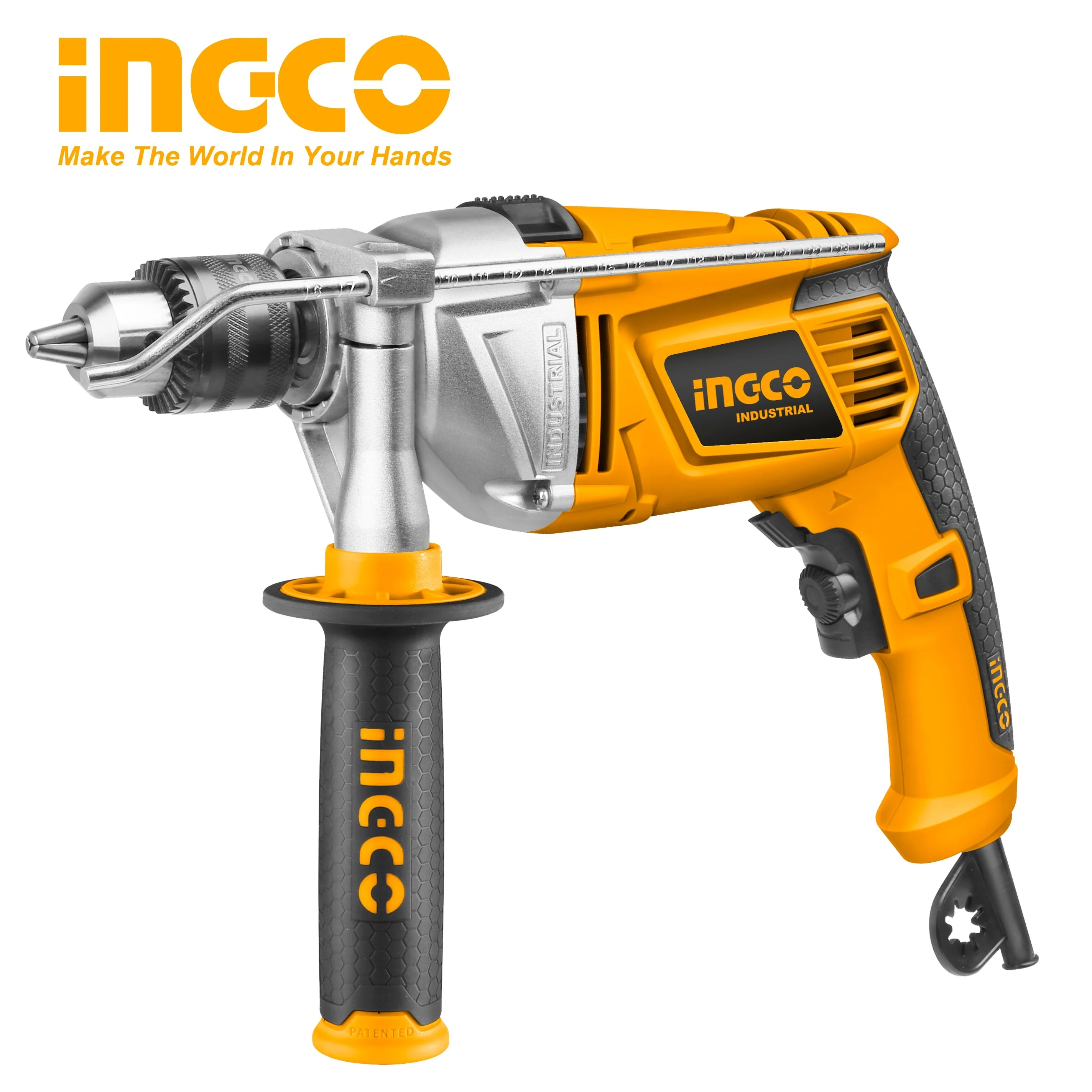 Industrial Grade Impact Drill 1100W | 13mm with Variable Speed and Hammer Function ING-PT - Image 2