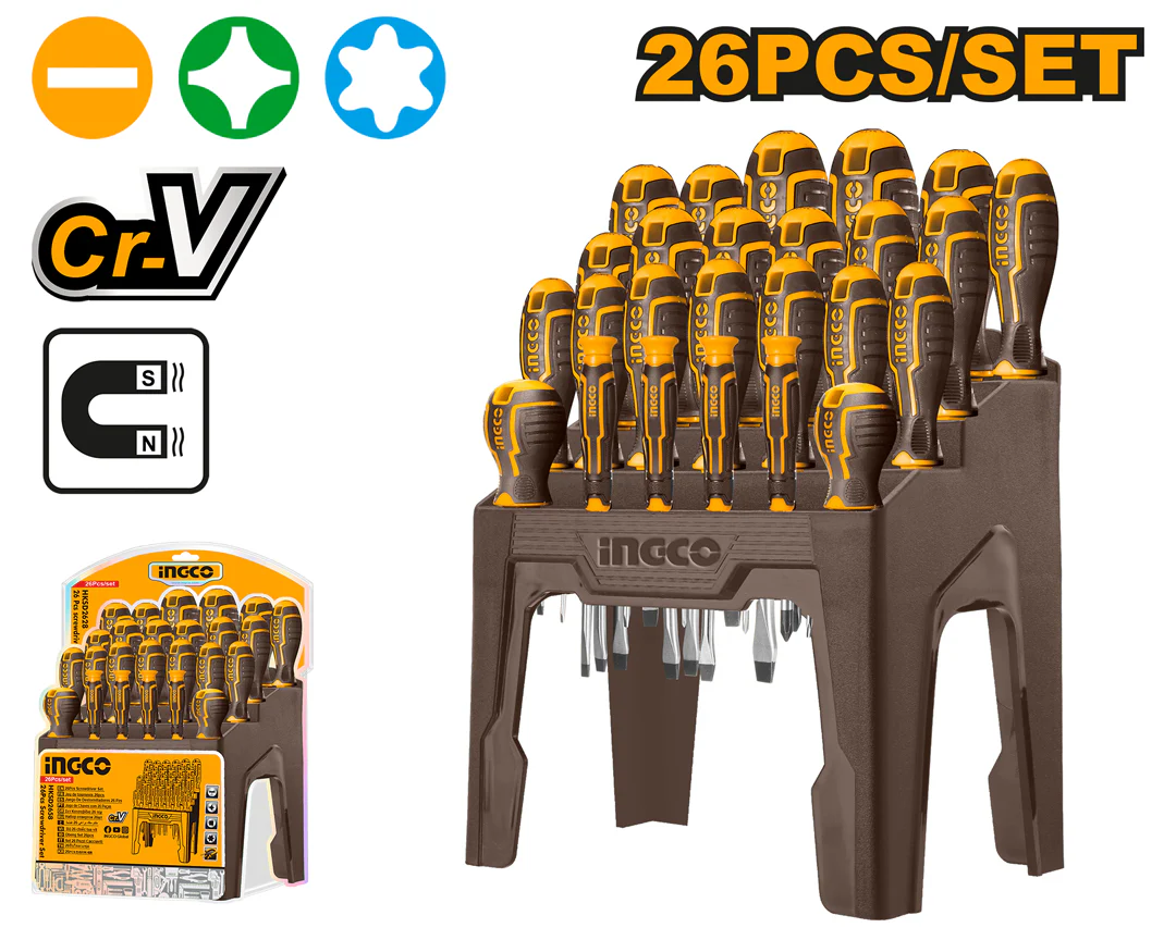 26 Pcs Screwdriver Set HKSD2628 ING-HT - Image 2