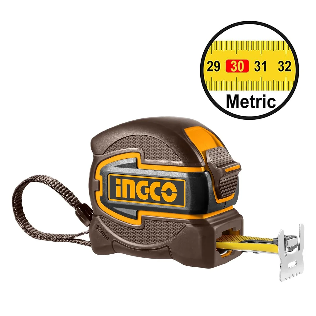 Ingco 2PCS Combo Kit Laser Distance Detector with Steel Measuring Tape HLDD241201 ING-PT - Image 7