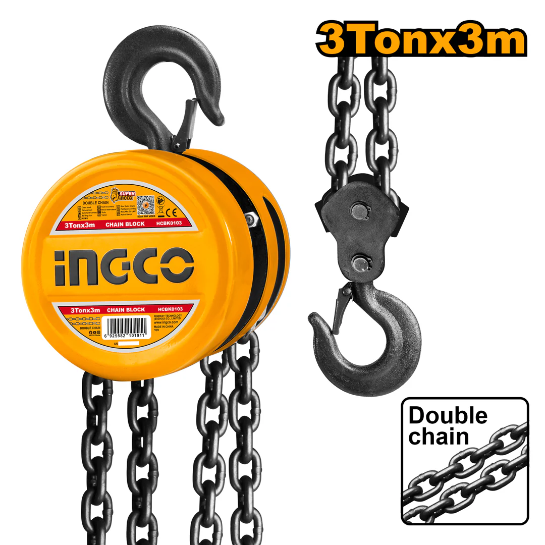 3 Tons Chain Block HCBK0103 ING-HT
