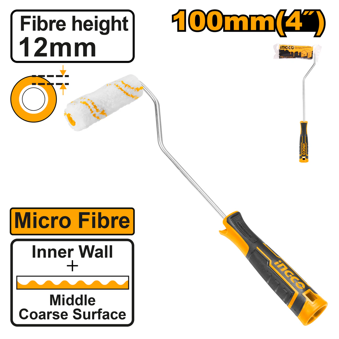 4-inch mini cylinder brush paint roller (inner wall) HRHT061001D ING-CT - Image 3