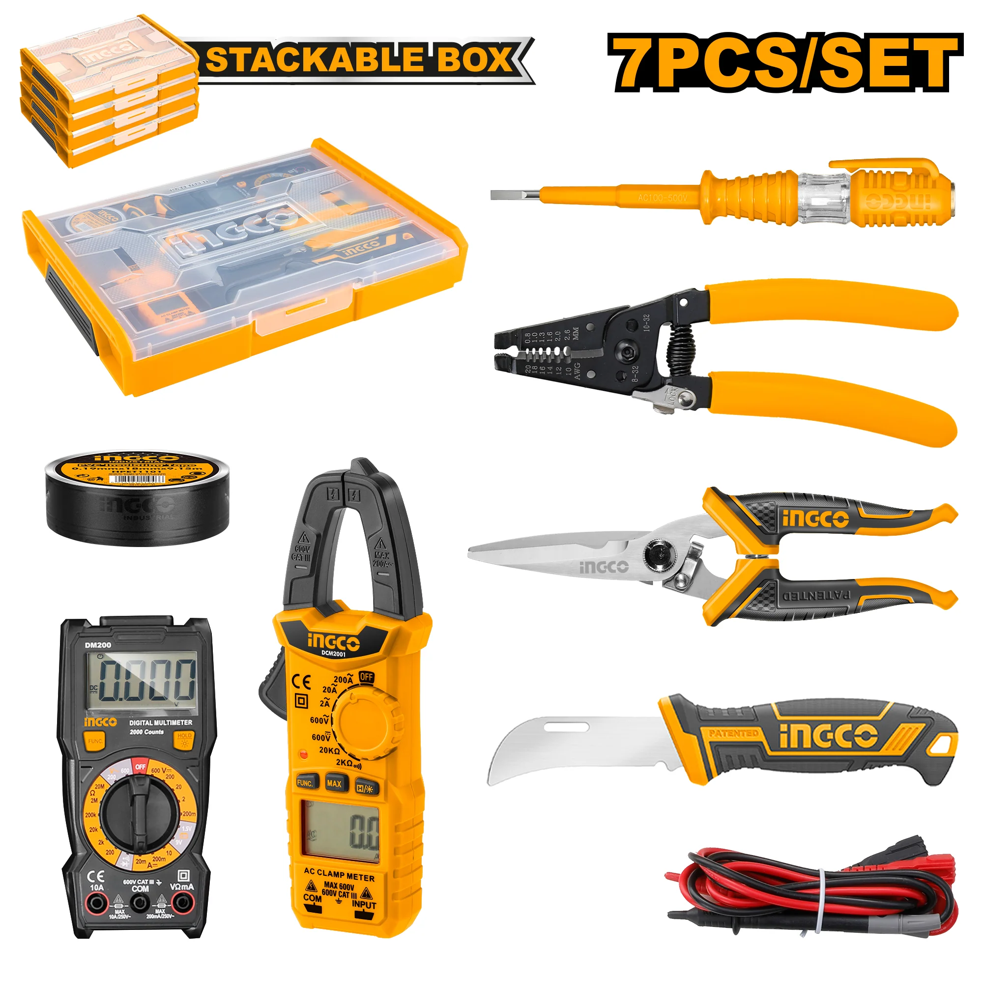 7 Pcs Telecom Tools Set HKTV01T071 ING-HT