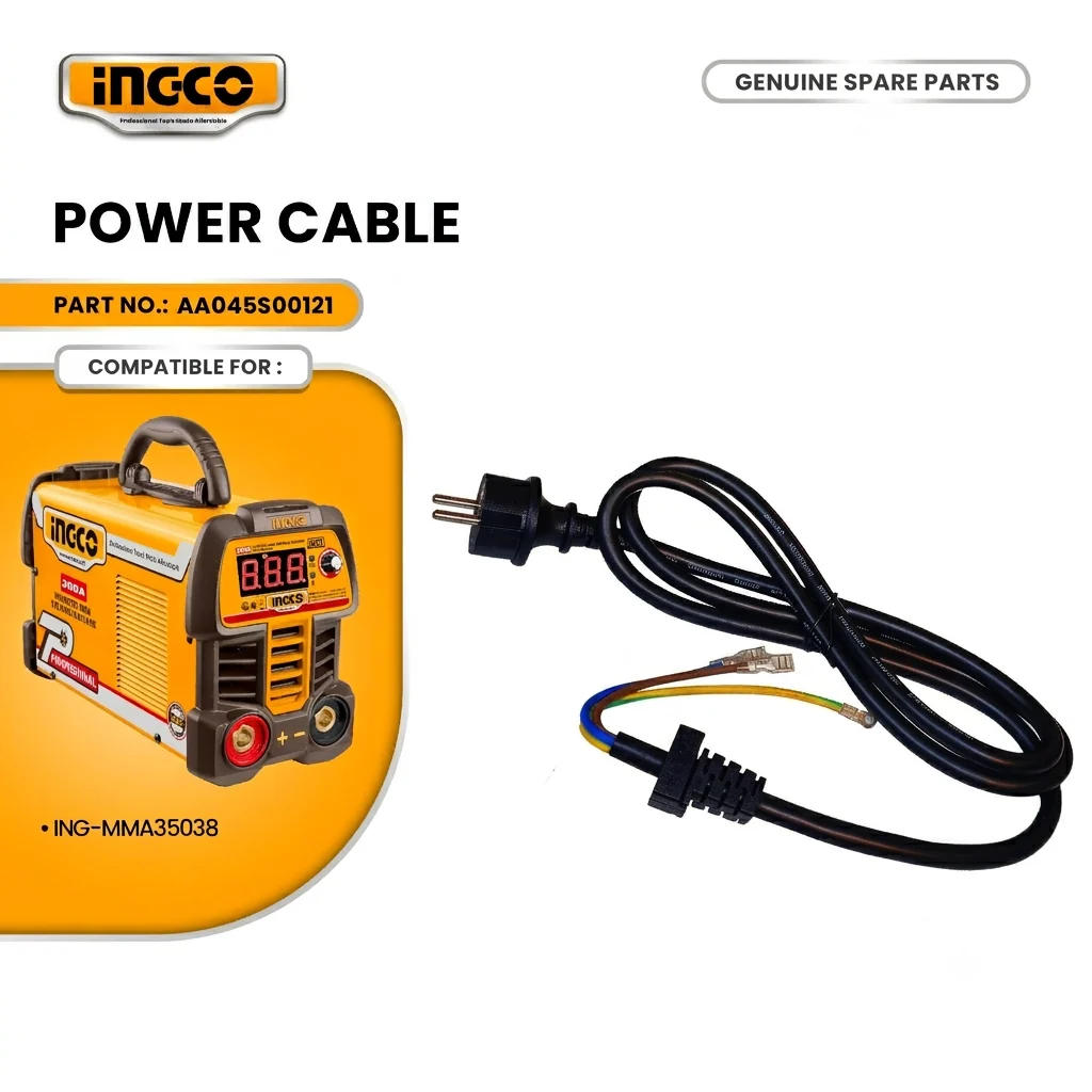 INGCO A1002000121 Power Cable 32.5Mm2 1.5M