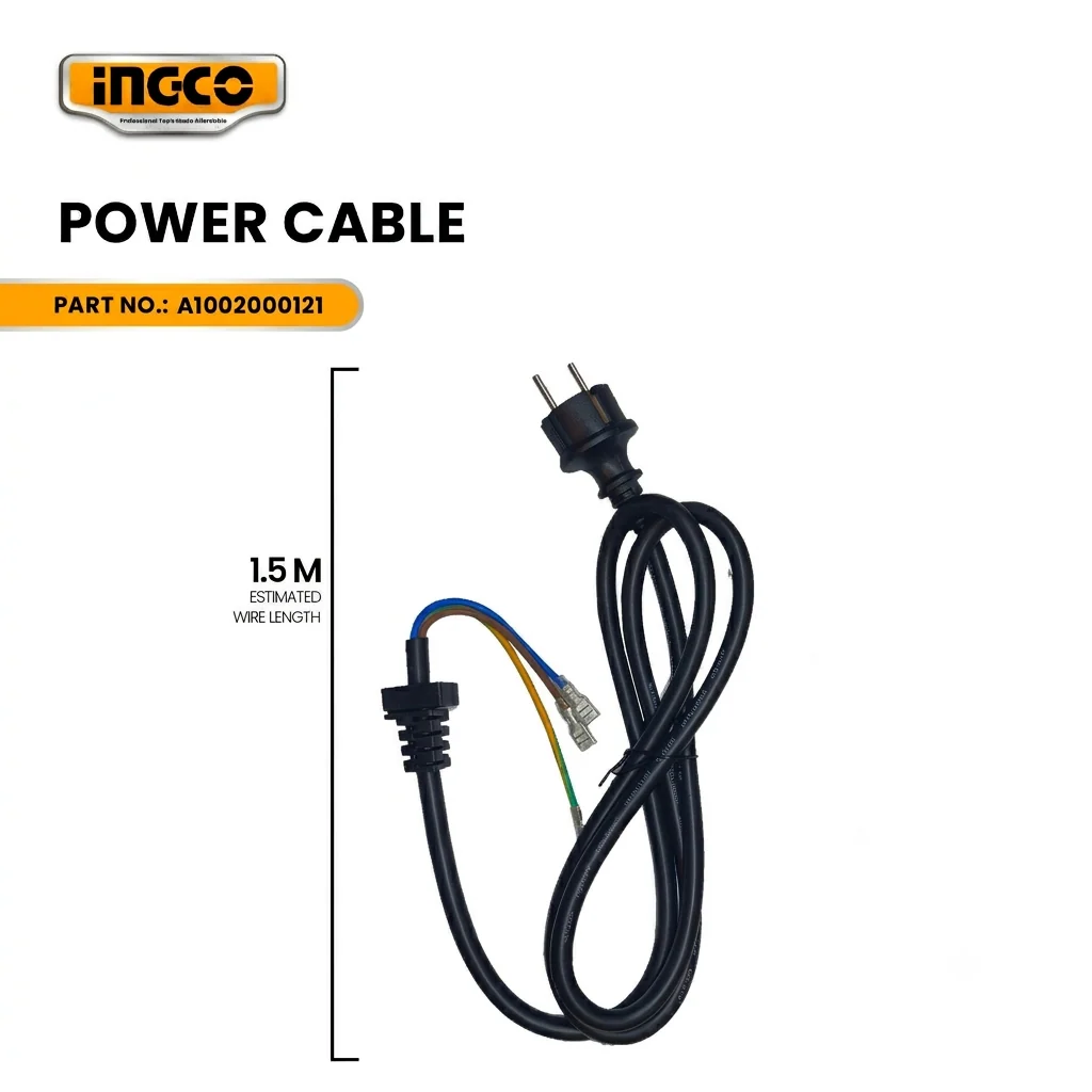 INGCO A1002000121 Power Cable 32.5Mm2 1.5M - Image 2