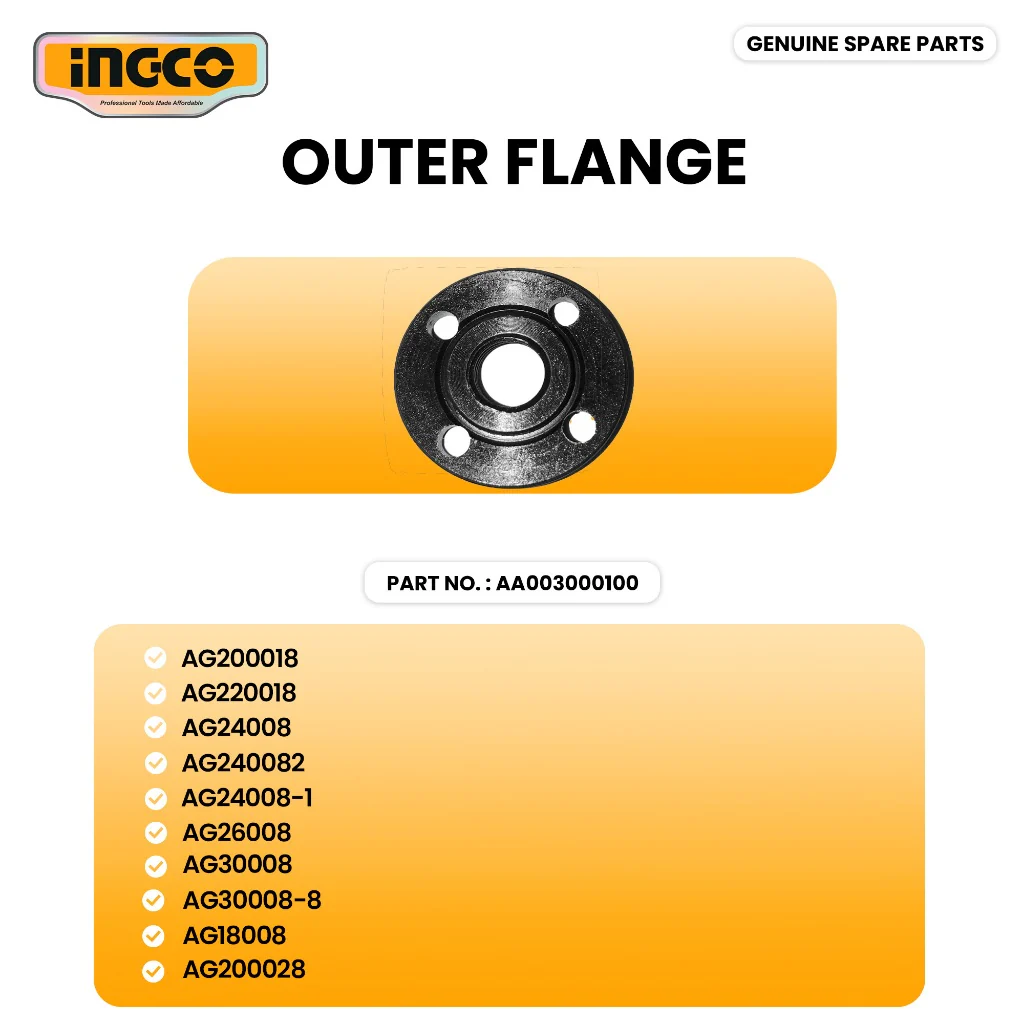 INGCO AA003000100 Outer Flange ING-SP