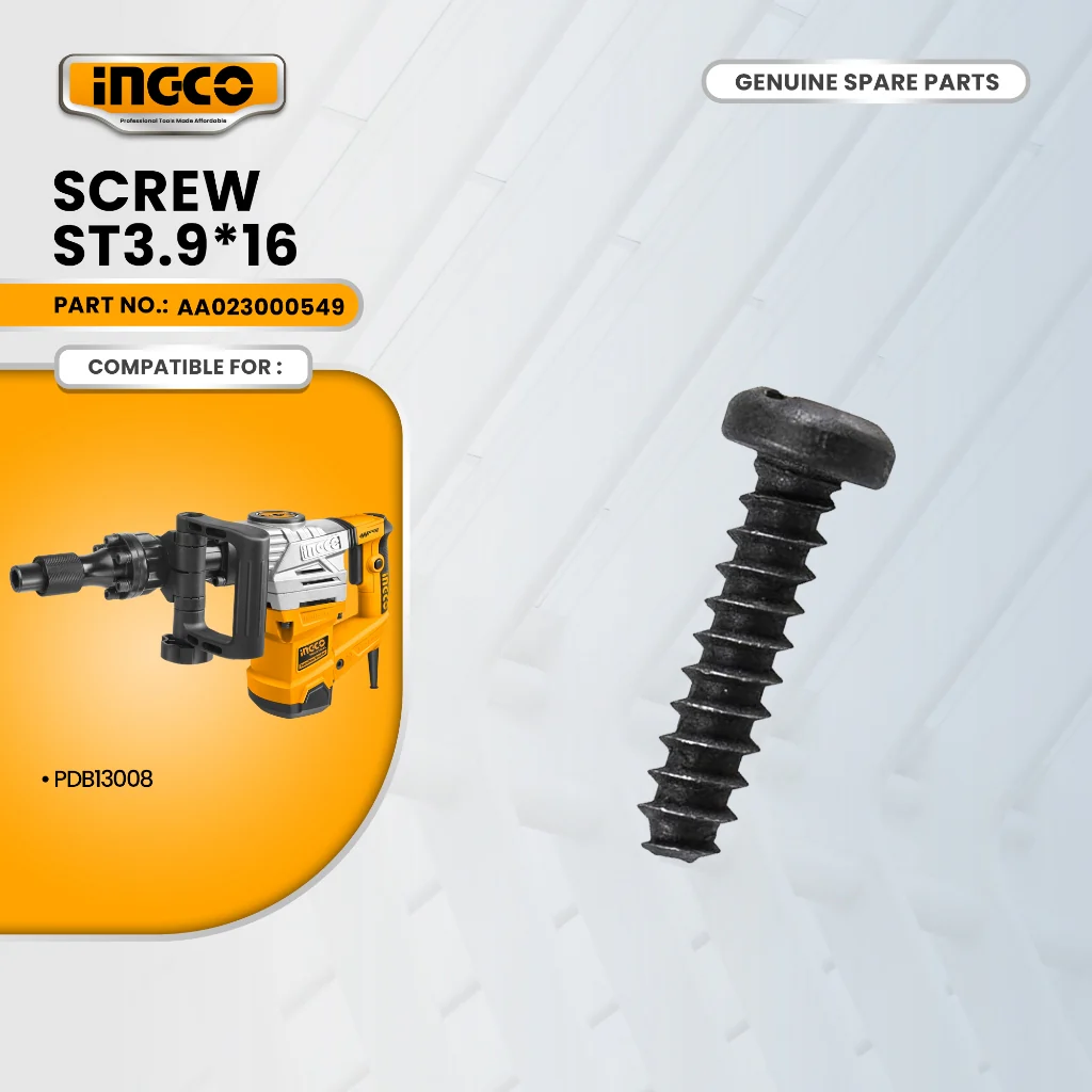 Spare Part INGCO AA023000549 Screw ST3.9*16