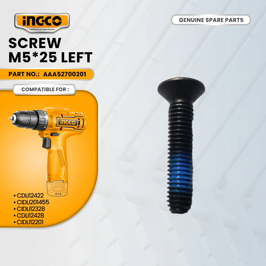 INGCO AAA52700201 Screw M5*25 Left