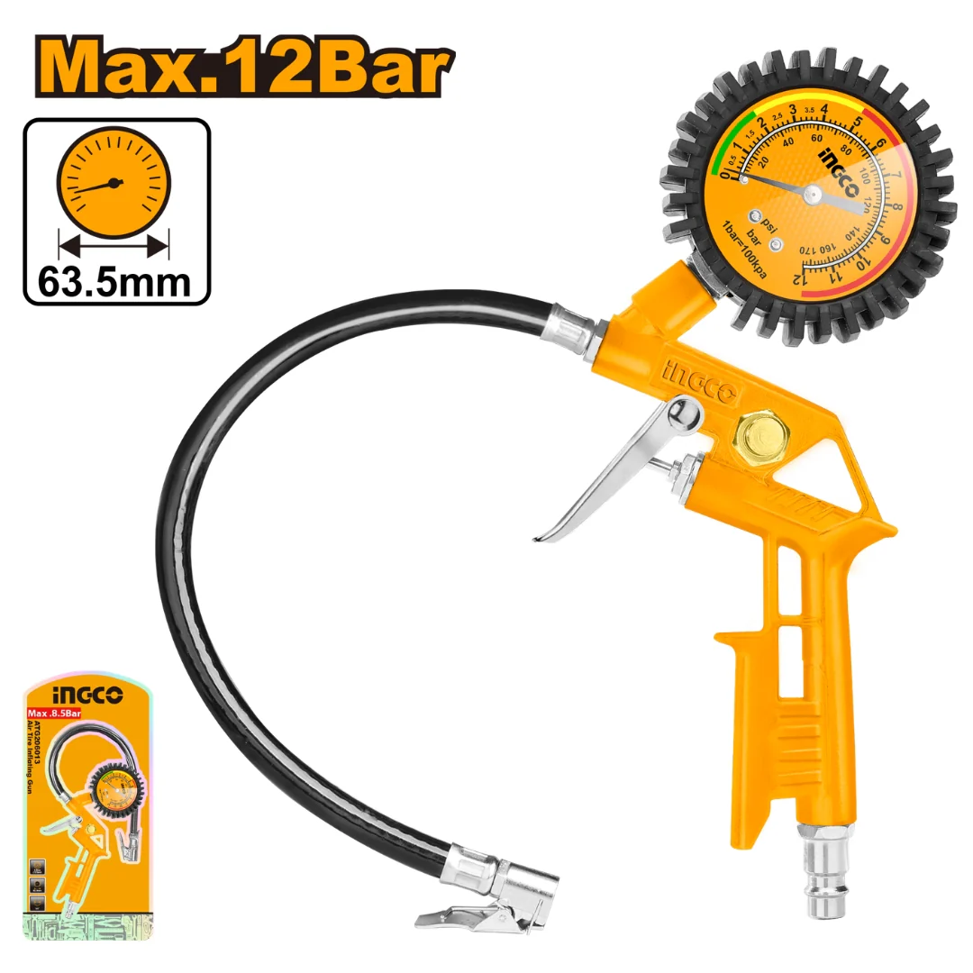 Ingco Air Tire Inflating Gun ATG206013 and ATG0601 ING-HT