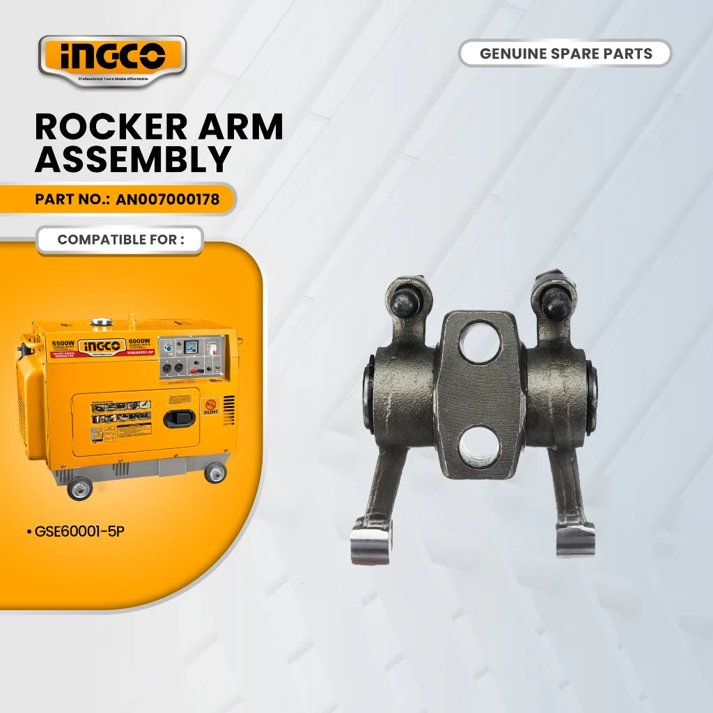 INGCO AN007000178 Rocker Arm Assembly for GSE60001-5P Silent Diesel Generator 6KVA ING-SP - Image 3