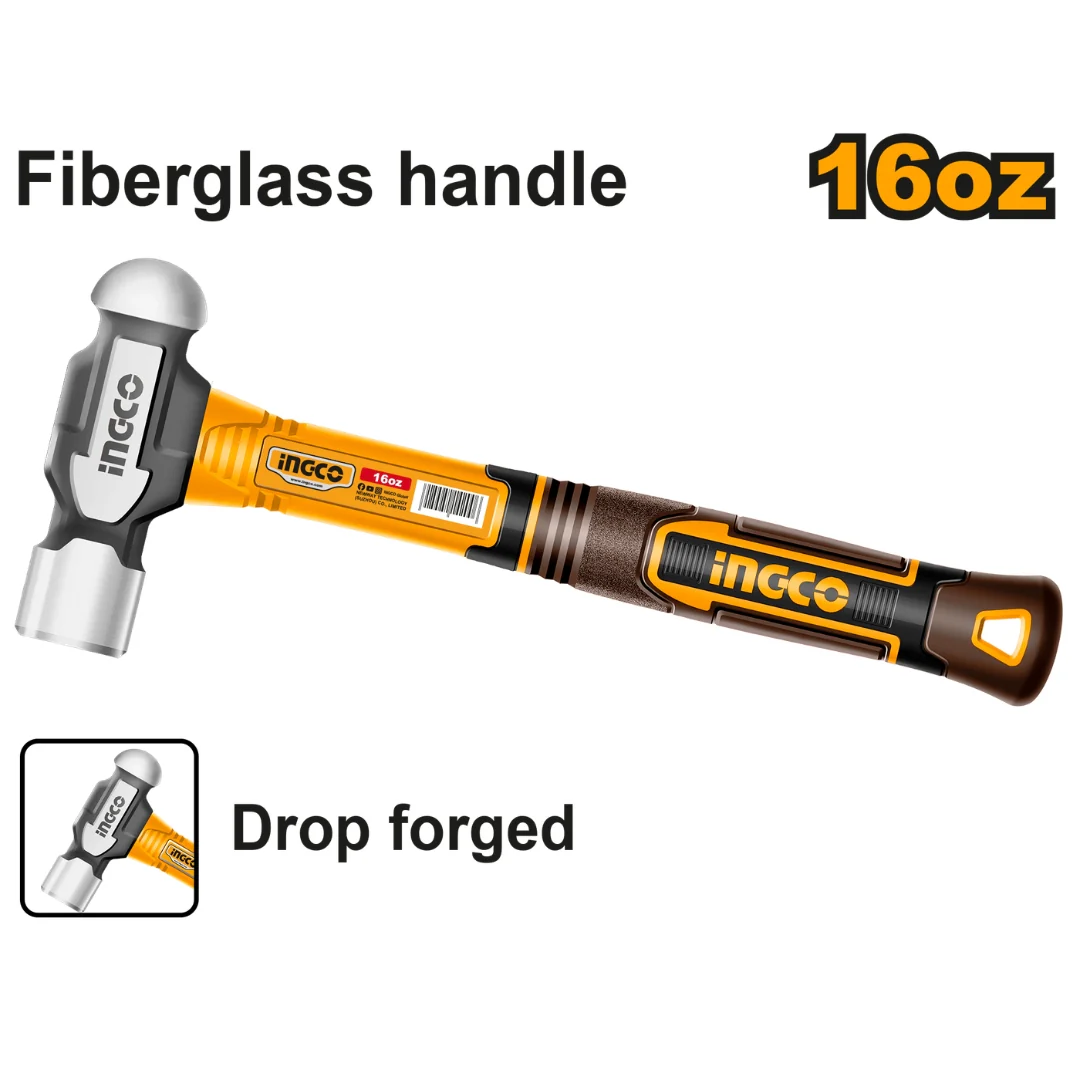 16oz(450G)-32oz(900G) Innovated Drop-Forged Hammerhead Ball Pein Hammer ING-HT