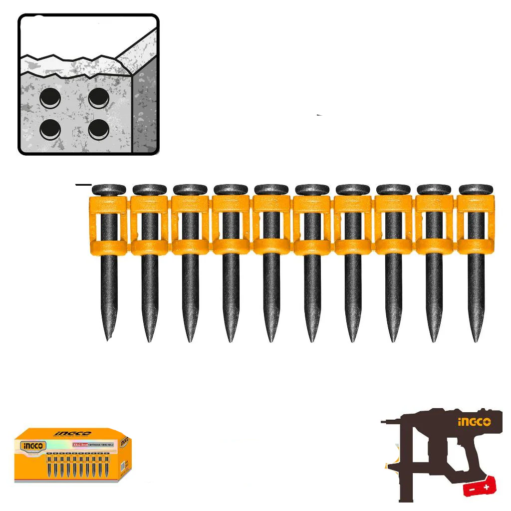 Ingco Continuous firing nails 27x2.9mm Accessories 1000pcs/per box ING-HT- ANA02271