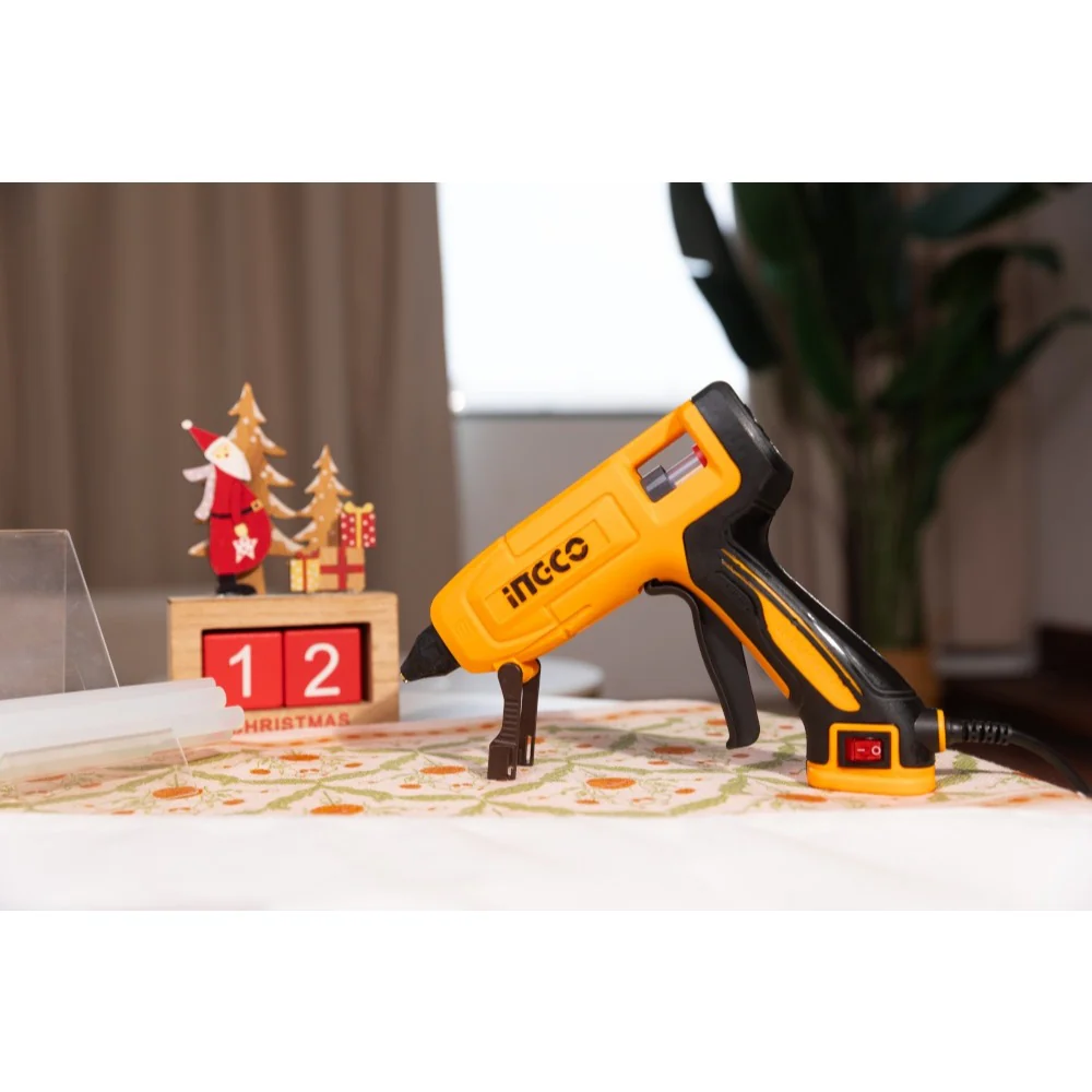 Ingco Electric Glue Gun 45W-Max250W with 8pcs (150mm) Glue Stick GG408 ING-PT - Image 3
