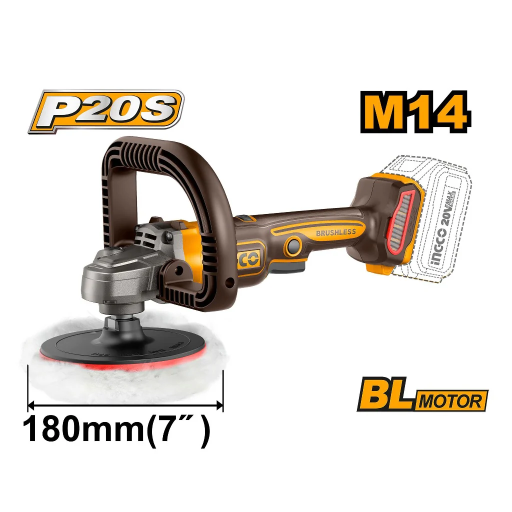 Ingco P20S/20V 5pcs Combo Kit (COPLI202548/APLI2018/CIWLI20401/CWLI2088/HGLI2003) - Image 3