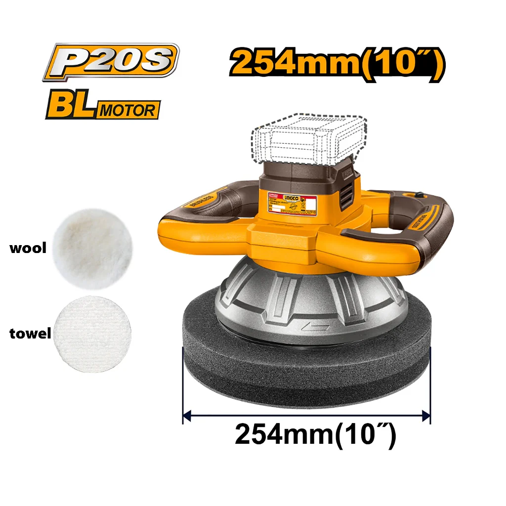 Ingco P20S/20V 5pcs Combo Kit (COPLI202548/APLI2018/CIWLI20401/CWLI2088/HGLI2003) - Image 5