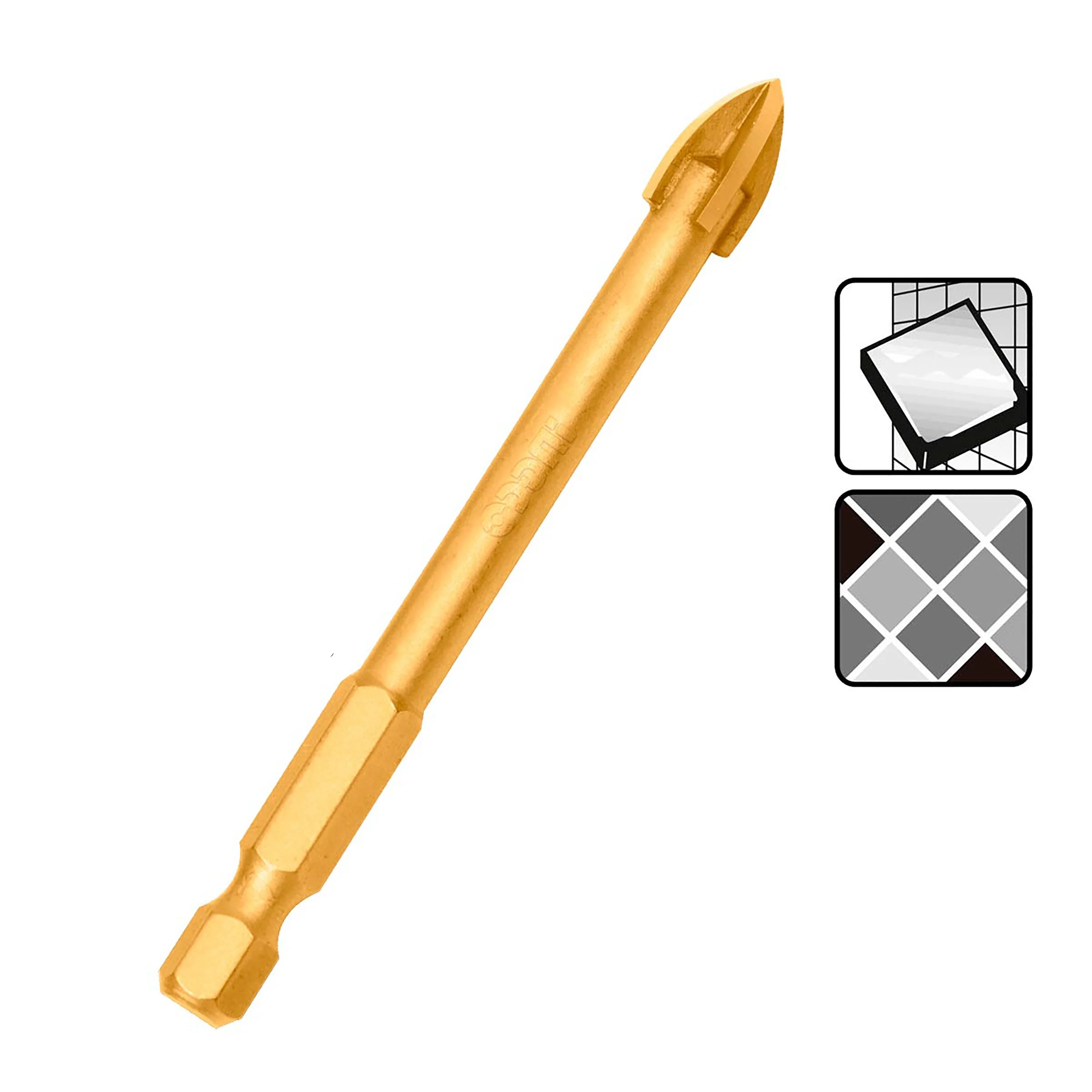 Tile and Glass Drill Bit 4*74mm-10*85mm ING-AC