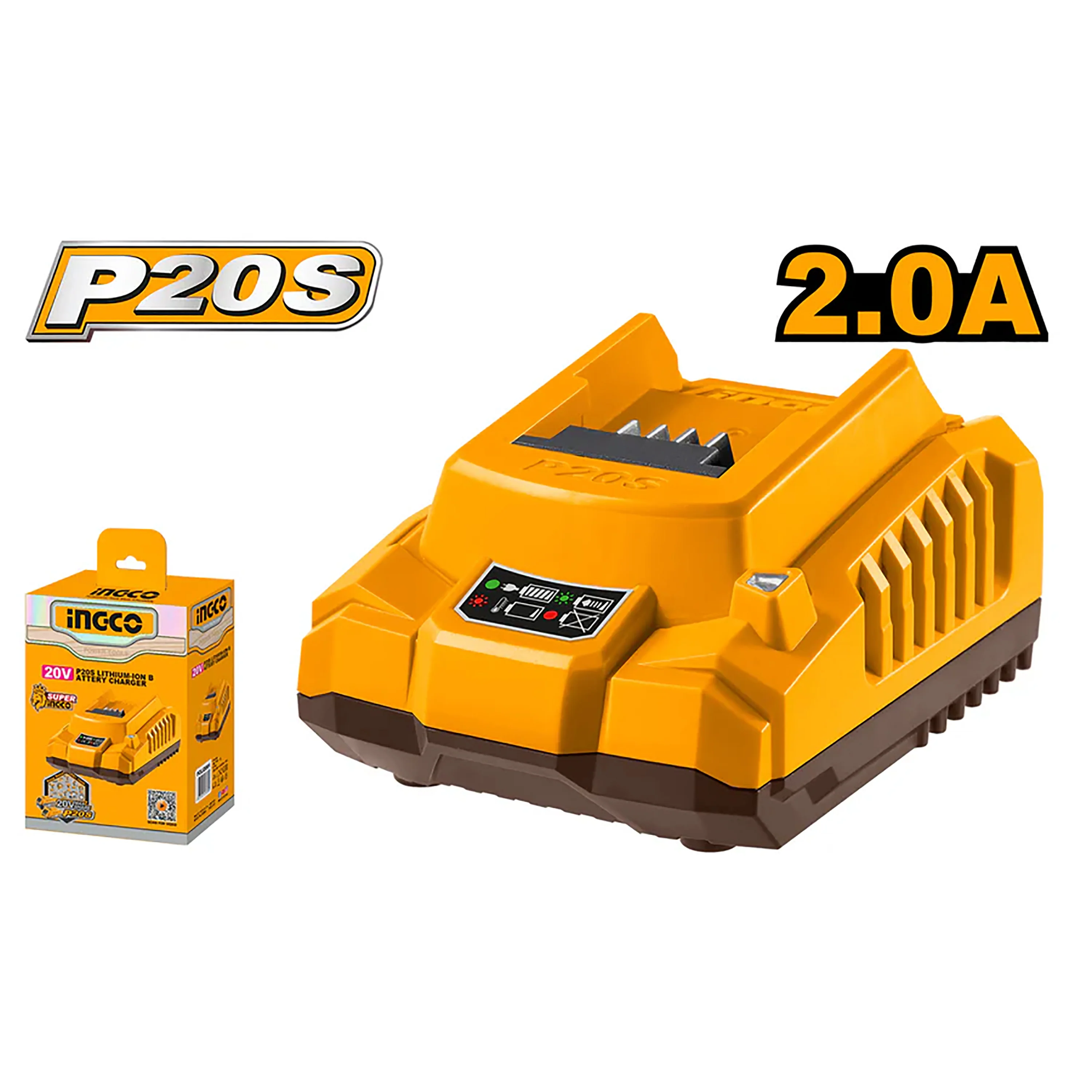P20S 20V Fast Intelligent Battery Charger FCLI2001 ING-AC - Image 2