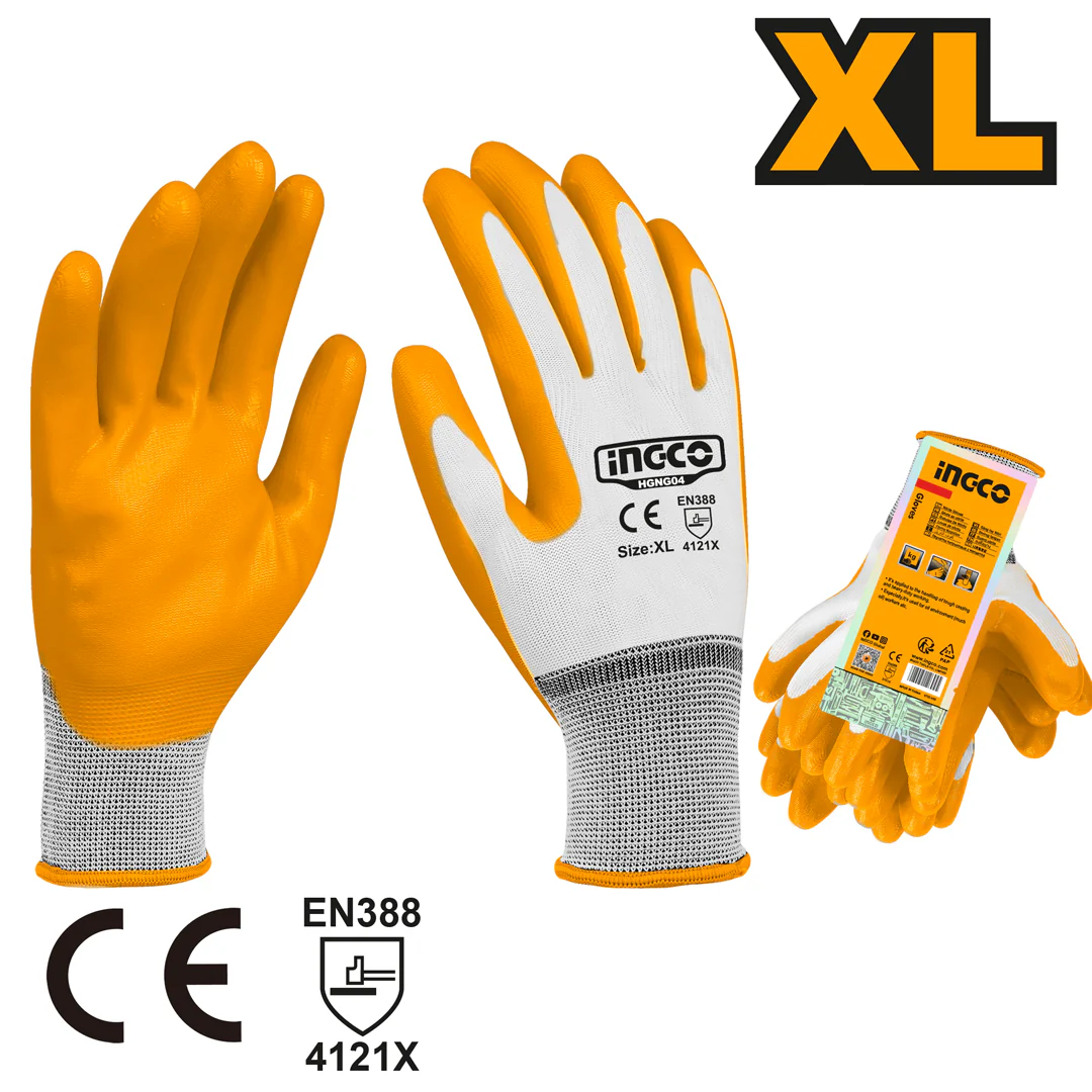 Nitrile Oil Resistant Rubber Safety Gloves HGNG04 ING-SE - Image 2