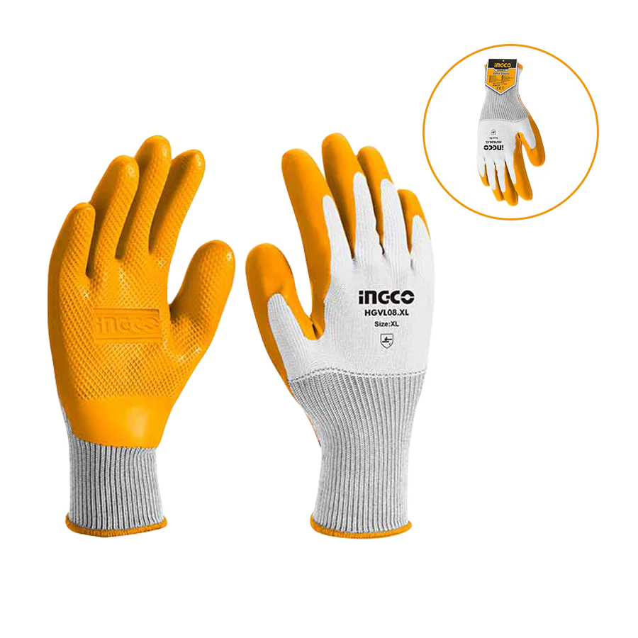 Industrial High Grade T/C Shell Cut-Resistance Latex Gloves HGVL08-XL ING-SE - Image 2