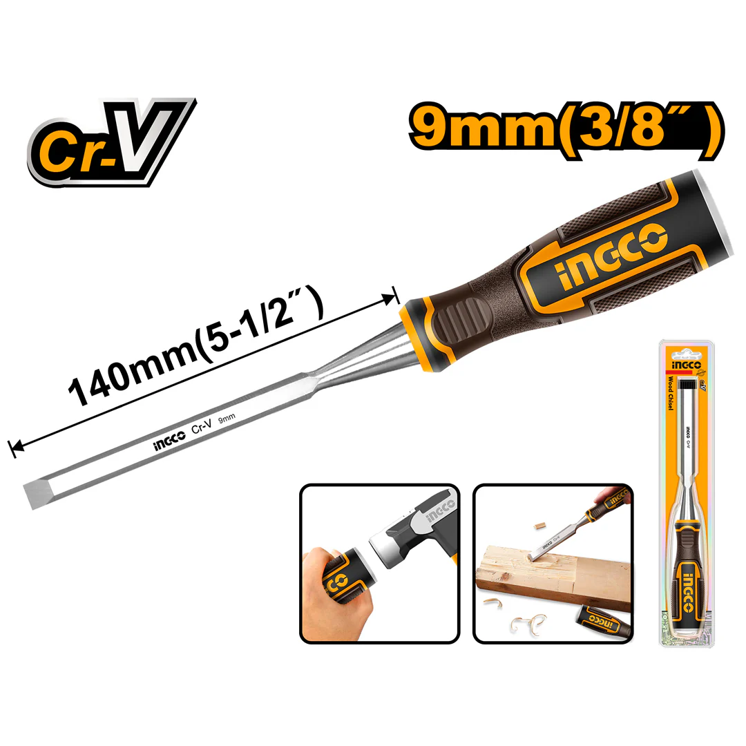 9mm Industrial Wood Carving Hand Chisel HWC0809 ING-HT - Image 2