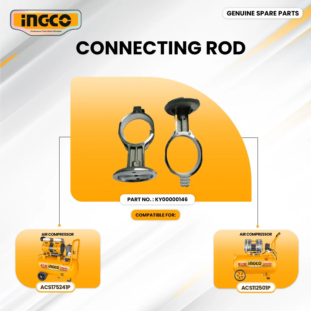 INGCO KY00000146 Oilless 750W (1HP) 24L and Oilless (X2) 1500W (2HP) 5 ING-SP