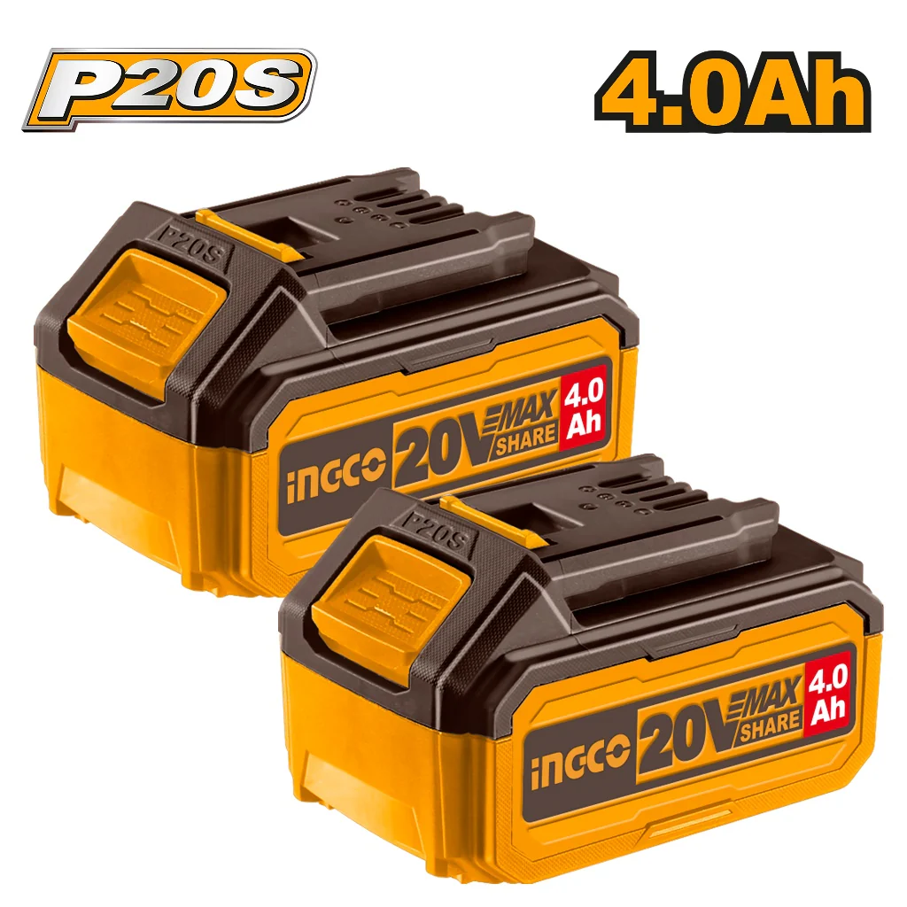 Ingco P20S/20V Lithium-Ion Cordless 4PCS Combo Kit COSLI250208 ING-CT - Image 7