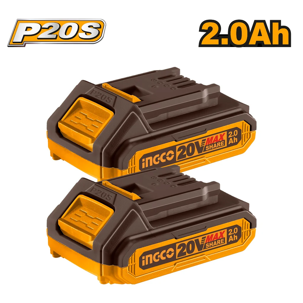 Ingco P20S/20V Lithium-Ion Cordless 4PCS Combo Kit COSLI250383 ING-CT - Image 7