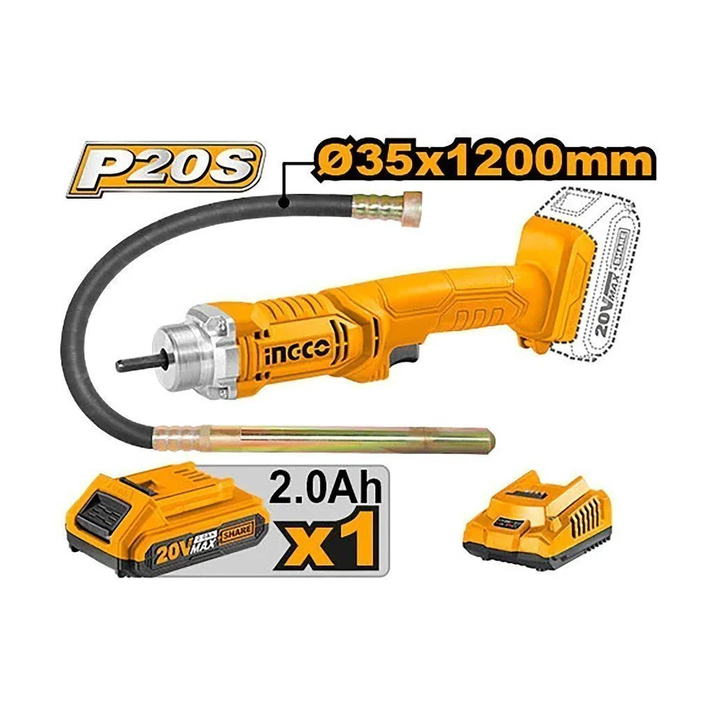 P20S 20V Lithium-Ion Cordless Concrete Mixer Bouton 35 x 1200mm CCVLI2023011/CCVLI202301 ING-COR - Image 2