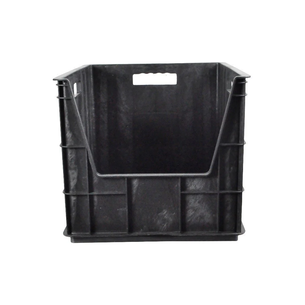 Plastic Crates for Easy Transport and Storage (Black) CRATE-BLK ING-TS