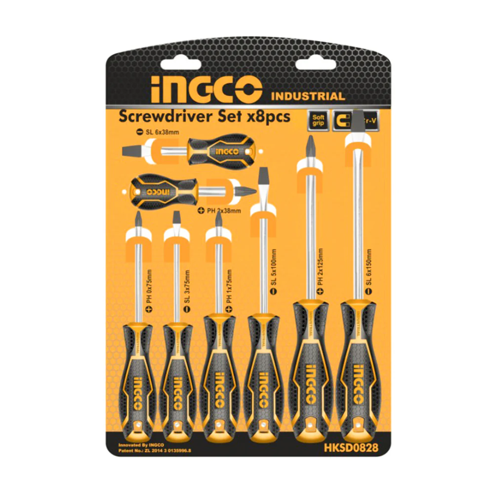 8 Pcs / Set Screwdriver HKSD0828 ING-HT