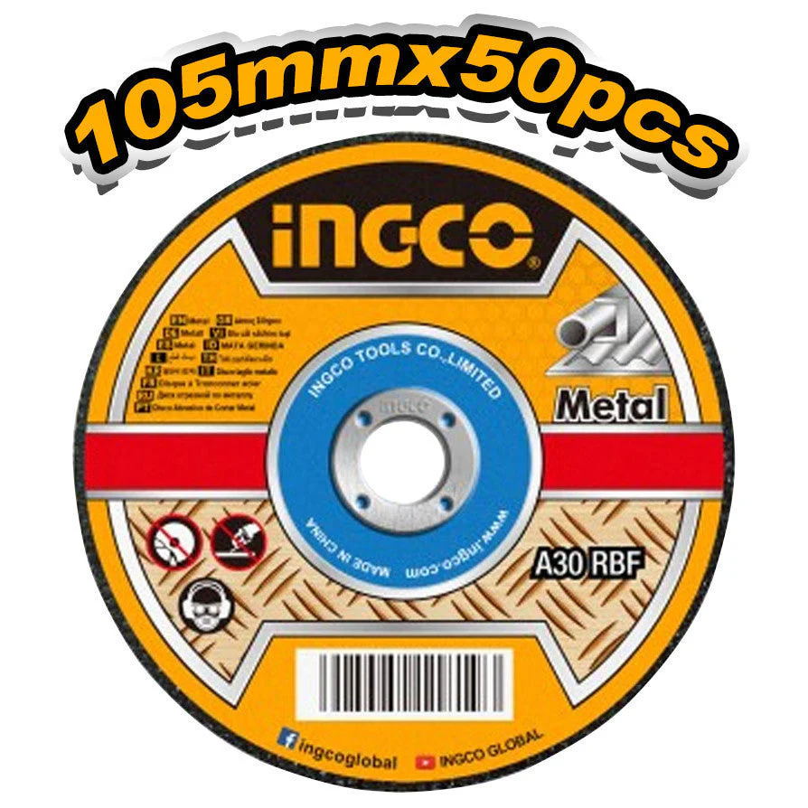 50-100 PCS Abrasive Metal Cutting Disc / Set For Angle Grinder 4 inches ING-AC - Image 2
