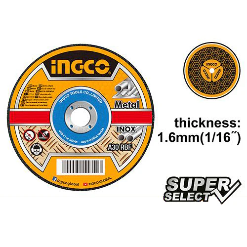 7-Inches Abrasive Metal Cutting Disc MCD161801 ING-AC